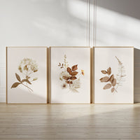 Mixed earthy colors art (3 Frames) – Wall frame set by Beitouti