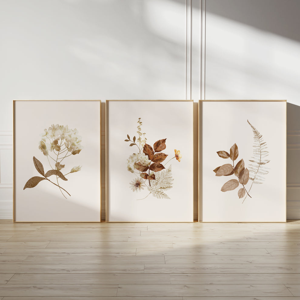 Mixed earthy colors art    (3 Frames)