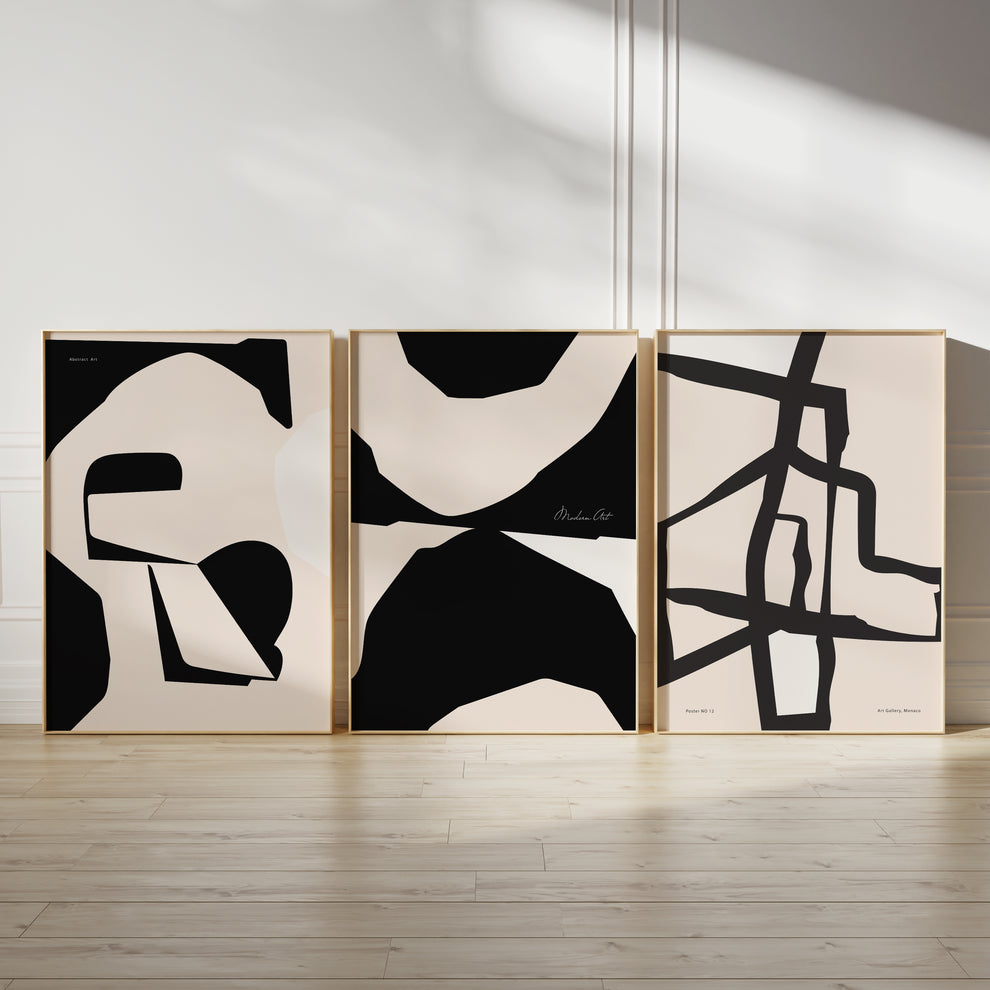 روعة تجريدية (3 إطارات)