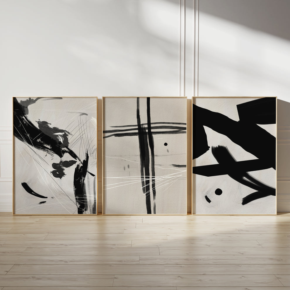 Abstract art (3 Frames) – Wall frame set by Beitouti