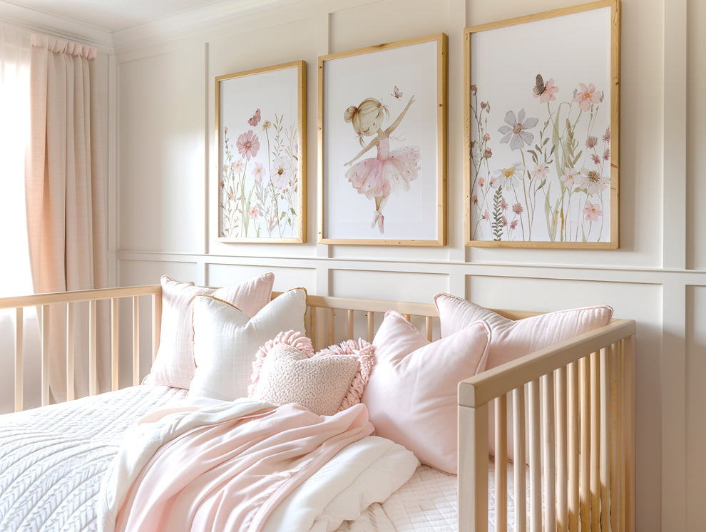 Little Ballerina set (3 Frames) – Wall frame set by Beitouti