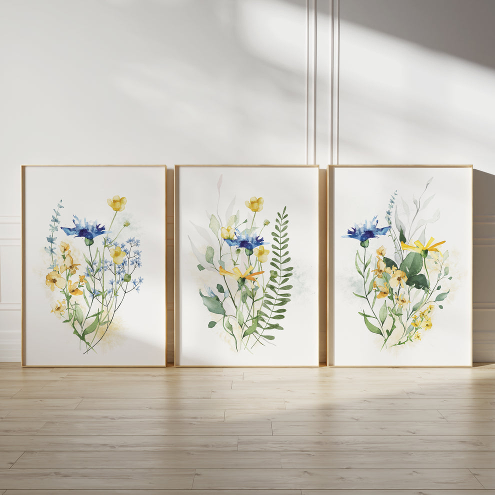 Modern colors (3 Frames) – View 2 – Beitouti wall frames