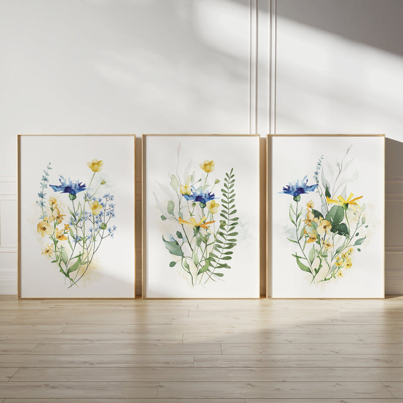 Modern colors (3 Frames) – View 2 – Beitouti wall frames