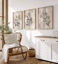 Distinctive earthy colors (3 Frames) – View 2 – Beitouti wall frames