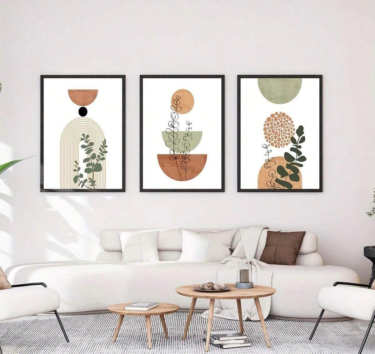 مجموعة الطبيعة المجردة (3 إطارات)