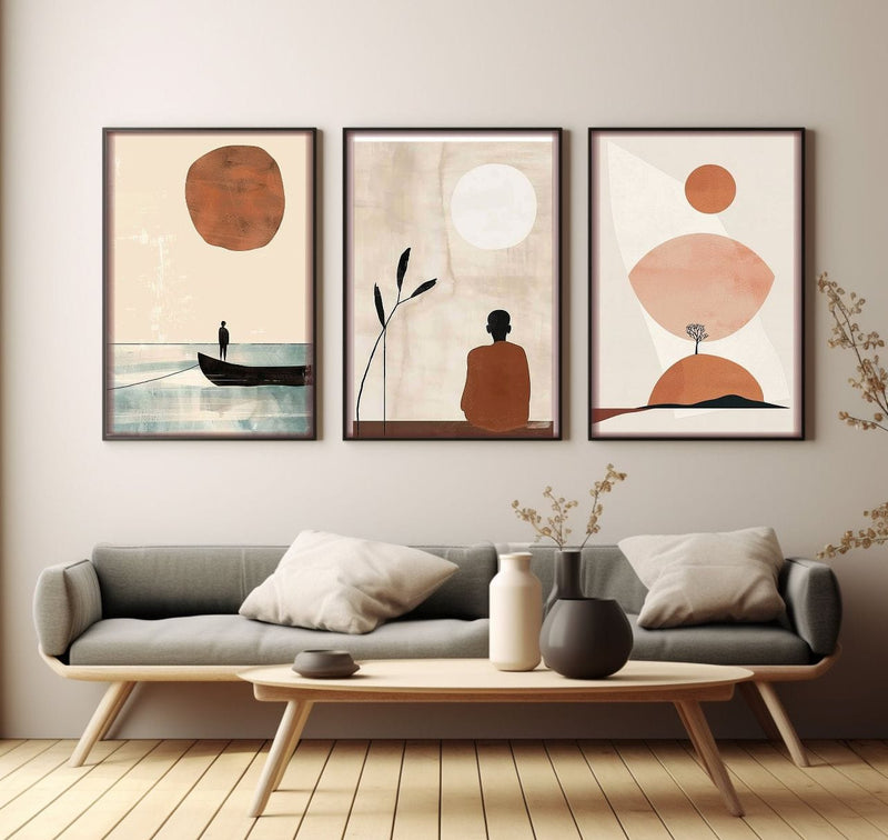 مجموعة آفاق صامتة (3 إطارات)