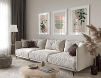 Green balance set (3 Frames) – View 2 – Beitouti wall frames