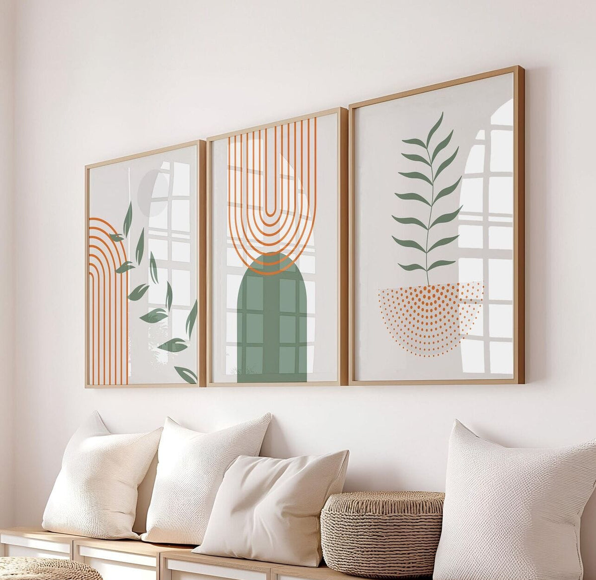 Modern harmony set (3 Frames) – Wall frame set by Beitouti