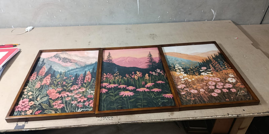 تشطيب حواف كل إطار يدويًا