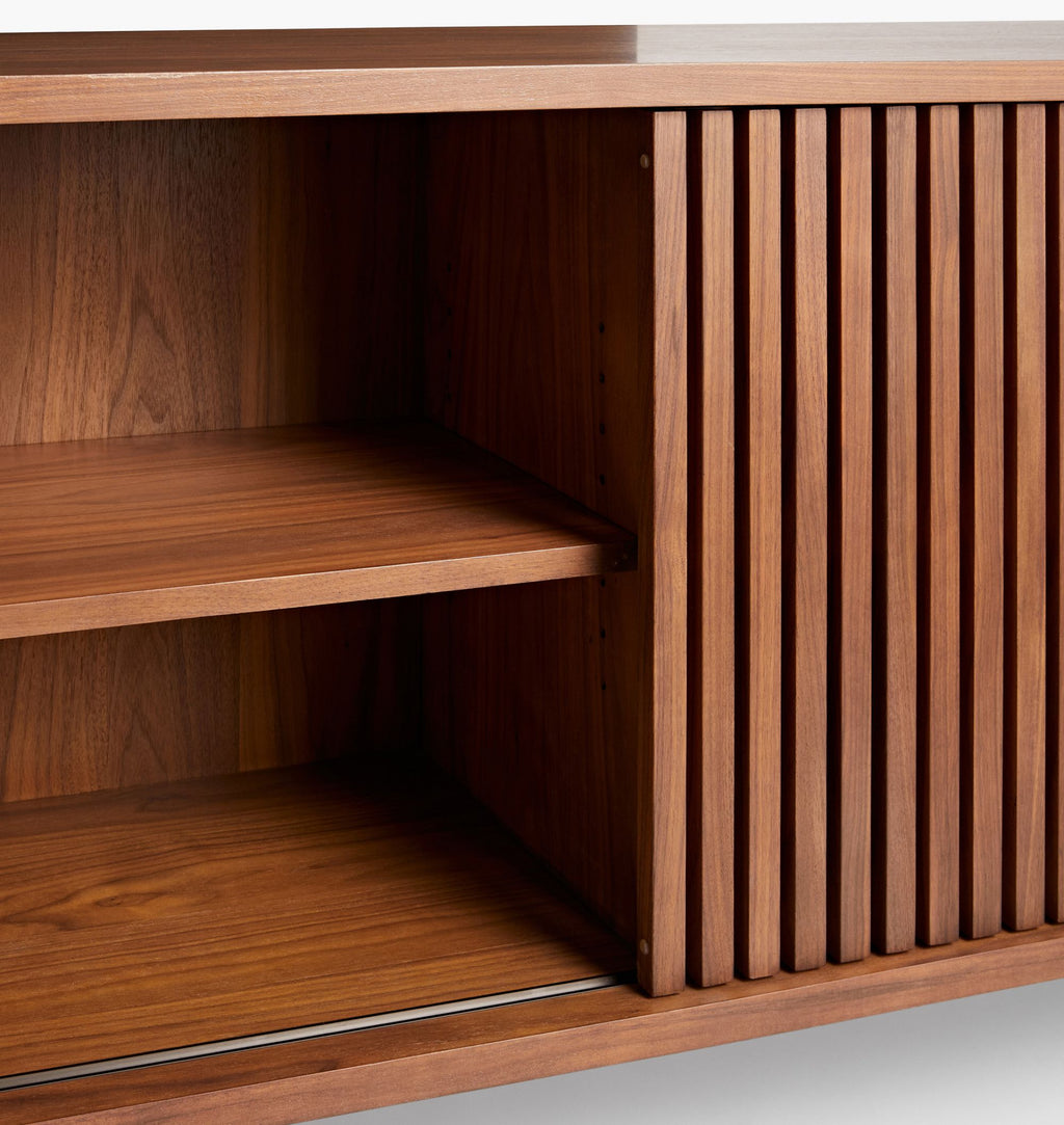 ترابيزة كونسول خشب طبيعي - جوز ترك , و قاعدة معدنية