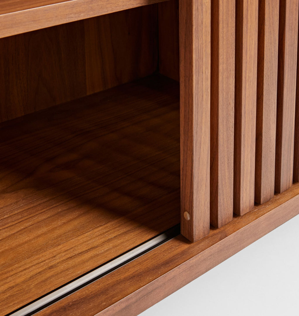 ترابيزة كونسول خشب طبيعي - جوز ترك , و قاعدة معدنية