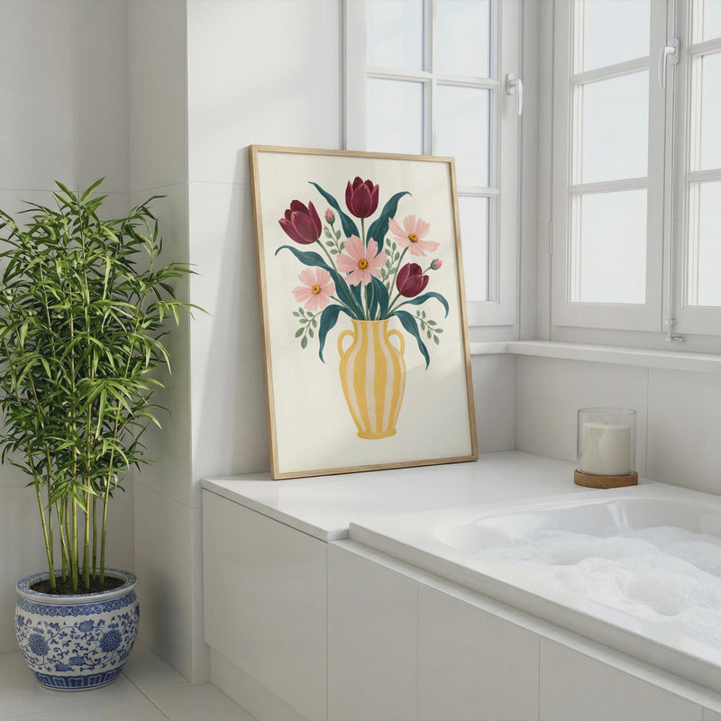 Sunlit Tulips