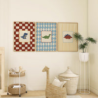 Colourful Dinosaur Bedroom Prints