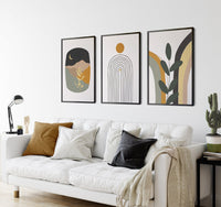 Fantasy abstract colors (3 Frames) – Wall frame set by Beitouti