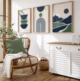 Royal Green set (3 Frames) – Wall frame set by Beitouti