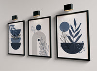 Warm colors abstract (3 Frames) – View 5 – Beitouti wall frames
