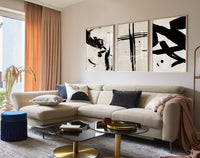 Abstract art (3 Frames) – View 2 – Beitouti wall frames