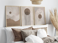 Golden Haze set (3 Frames) – View 2 – Beitouti wall frames