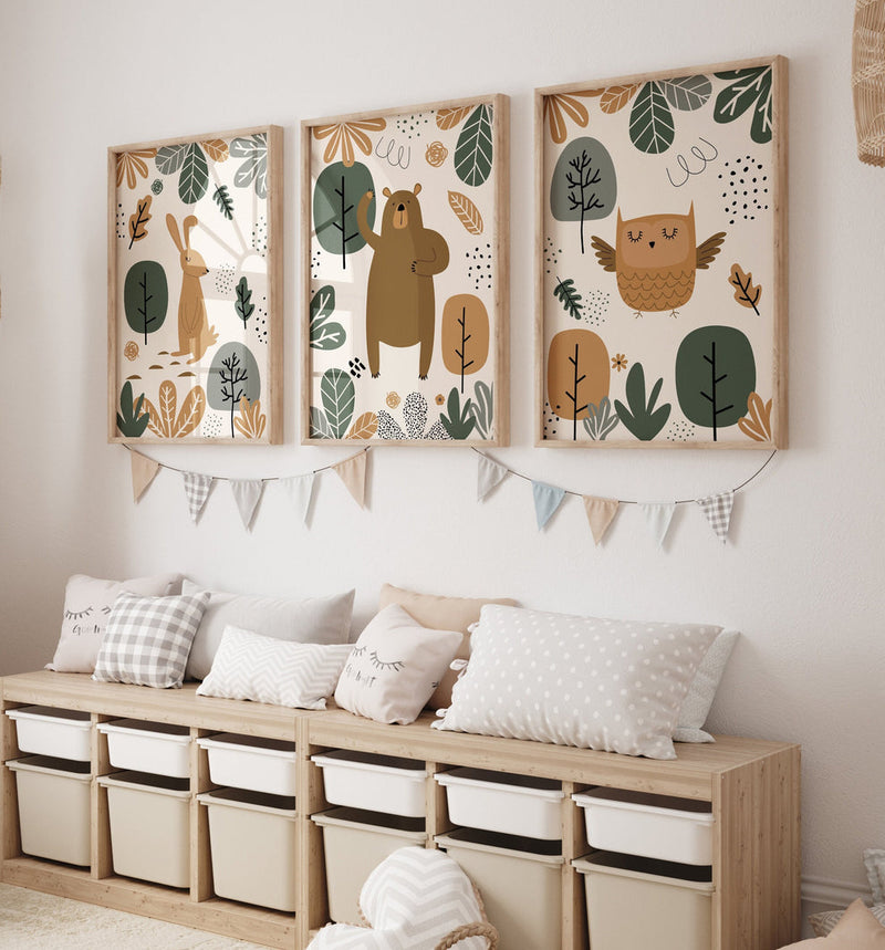 Green world set (3 Frames) – View 5 – Beitouti wall frames