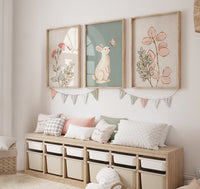 Coral Kids set (3 Frames) – View 3 – Beitouti wall frames