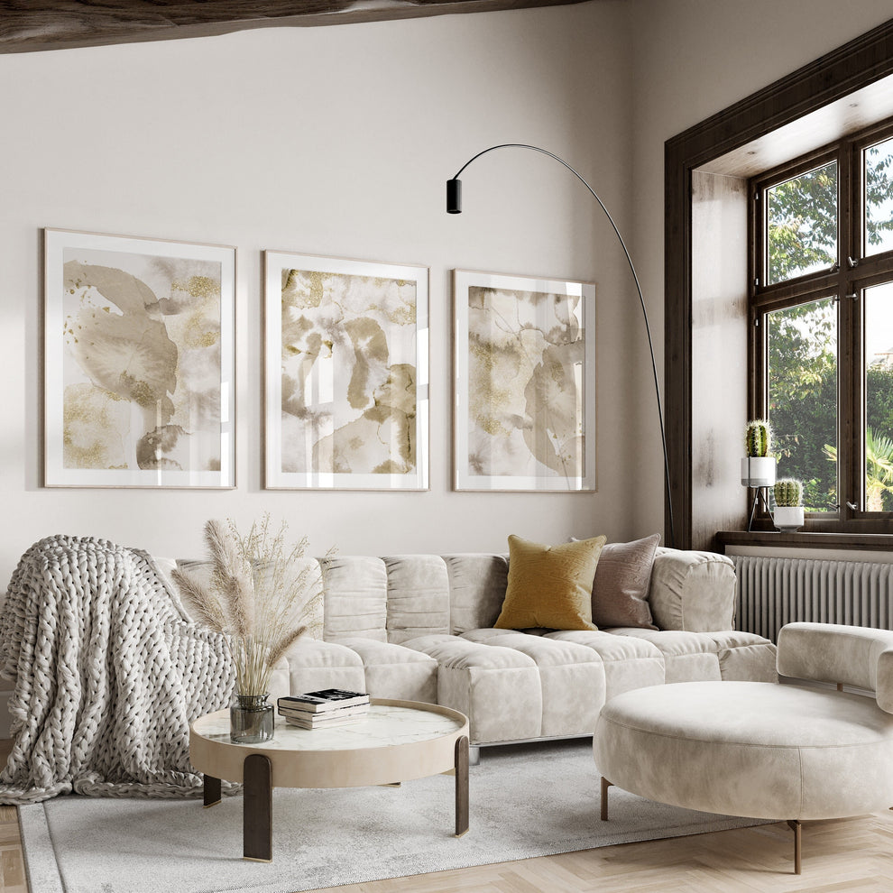 الفن التجريدي الخيالي (3 إطارات)