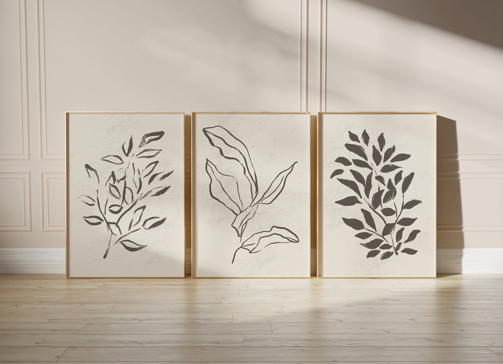 Tiny Flowers set (3 Frames) – View 4 – Beitouti wall frames