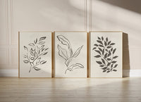 Tiny Flowers set (3 Frames) – View 4 – Beitouti wall frames