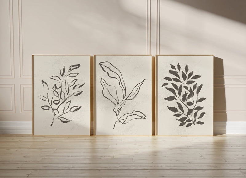 Tiny Flowers set (3 Frames) – View 4 – Beitouti wall frames