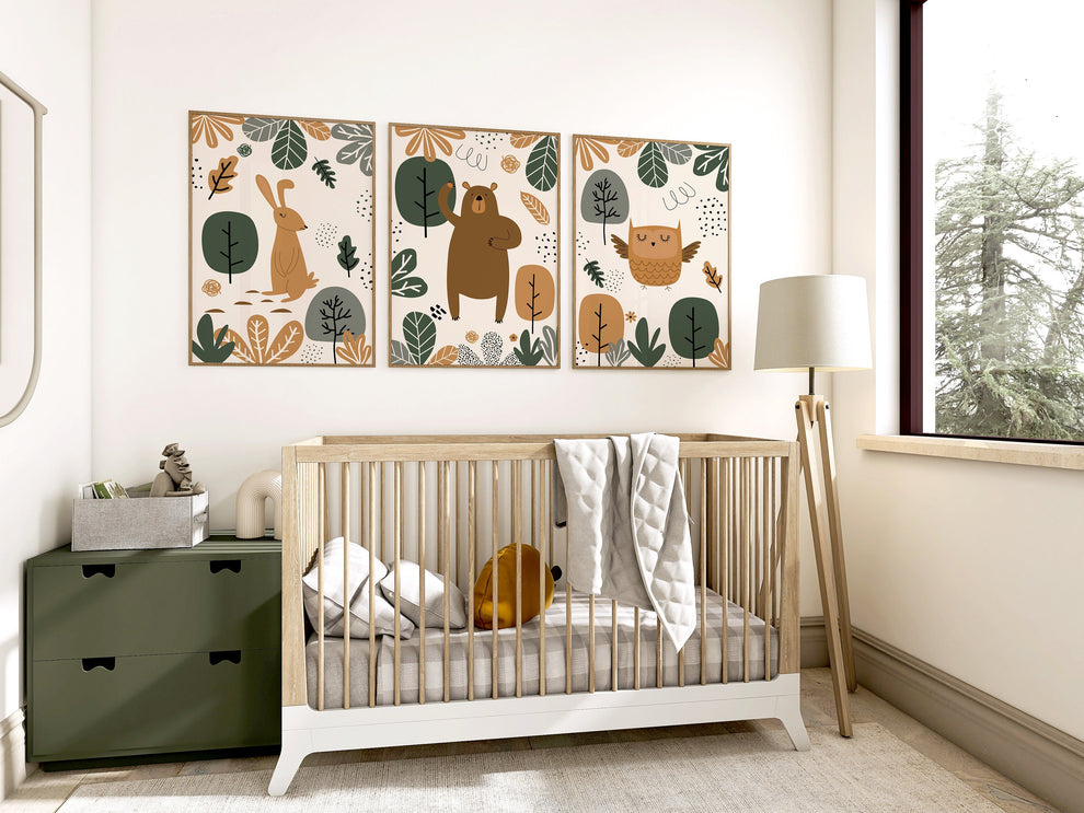 Green world set (3 Frames) – View 6 – Beitouti wall frames