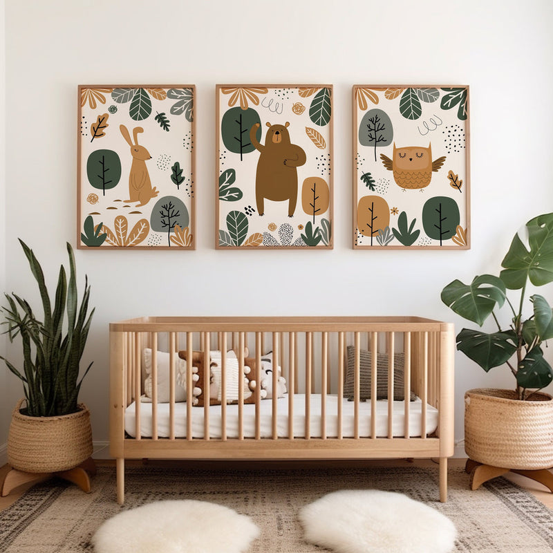 Green world set (3 Frames) – Wall frame set by Beitouti
