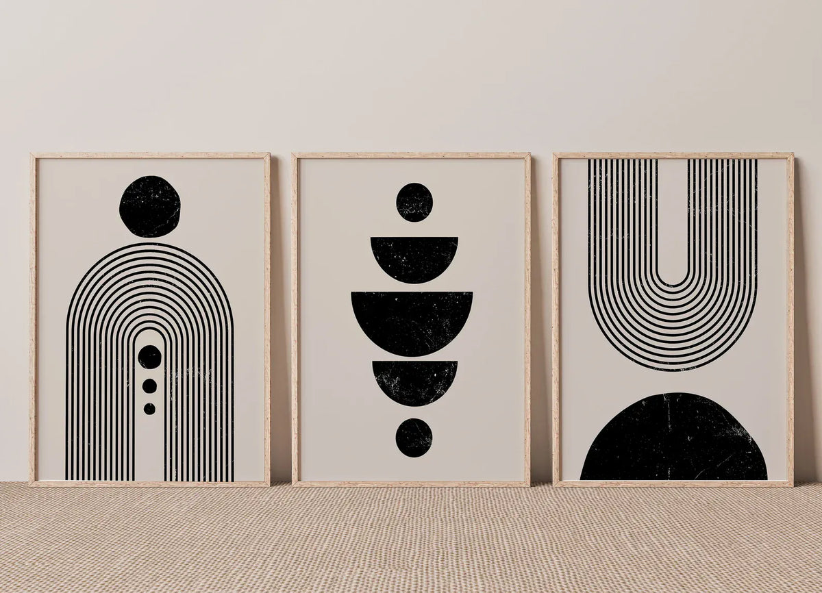 Boho harmony set (3 Frames) – View 3 – Beitouti wall frames