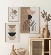 Rattan glow set (3 Frames) – View 4 – Beitouti wall frames