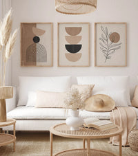 Rattan glow set (3 Frames) – View 2 – Beitouti wall frames