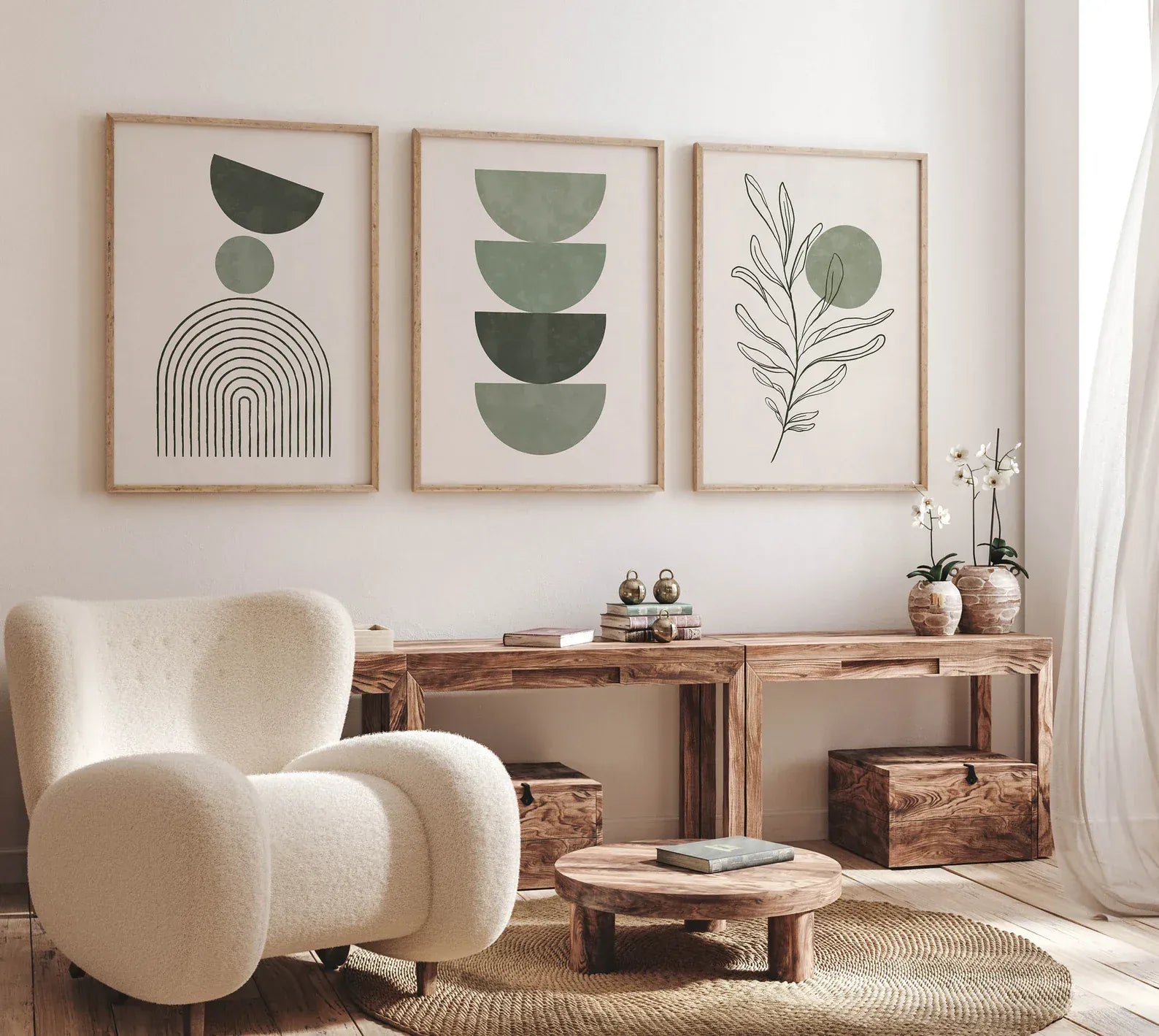 Olive calm set (3 Frames)