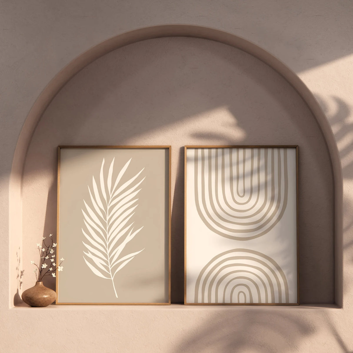Sand whisper set (2Frames) – Wall frame set by Beitouti