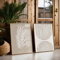Sand whisper set (2Frames) – View 2 – Beitouti wall frames