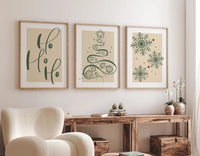 Christmas Touch set (3 Frames) – Wall frame set by Beitouti