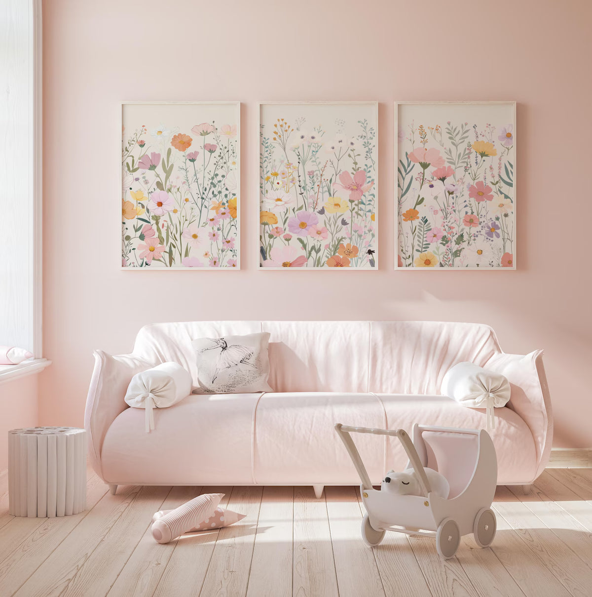 Flowers set (3 Frames) – View 2 – Beitouti wall frames