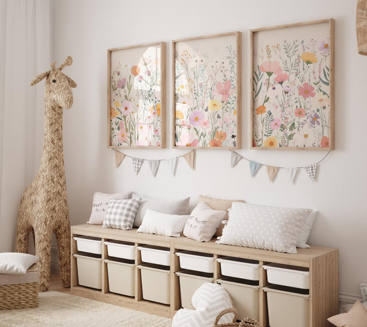 Flowers set (3 Frames) – View 3 – Beitouti wall frames