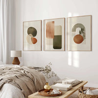 Autumn harmony set (3 Frames) – View 4 – Beitouti wall frames