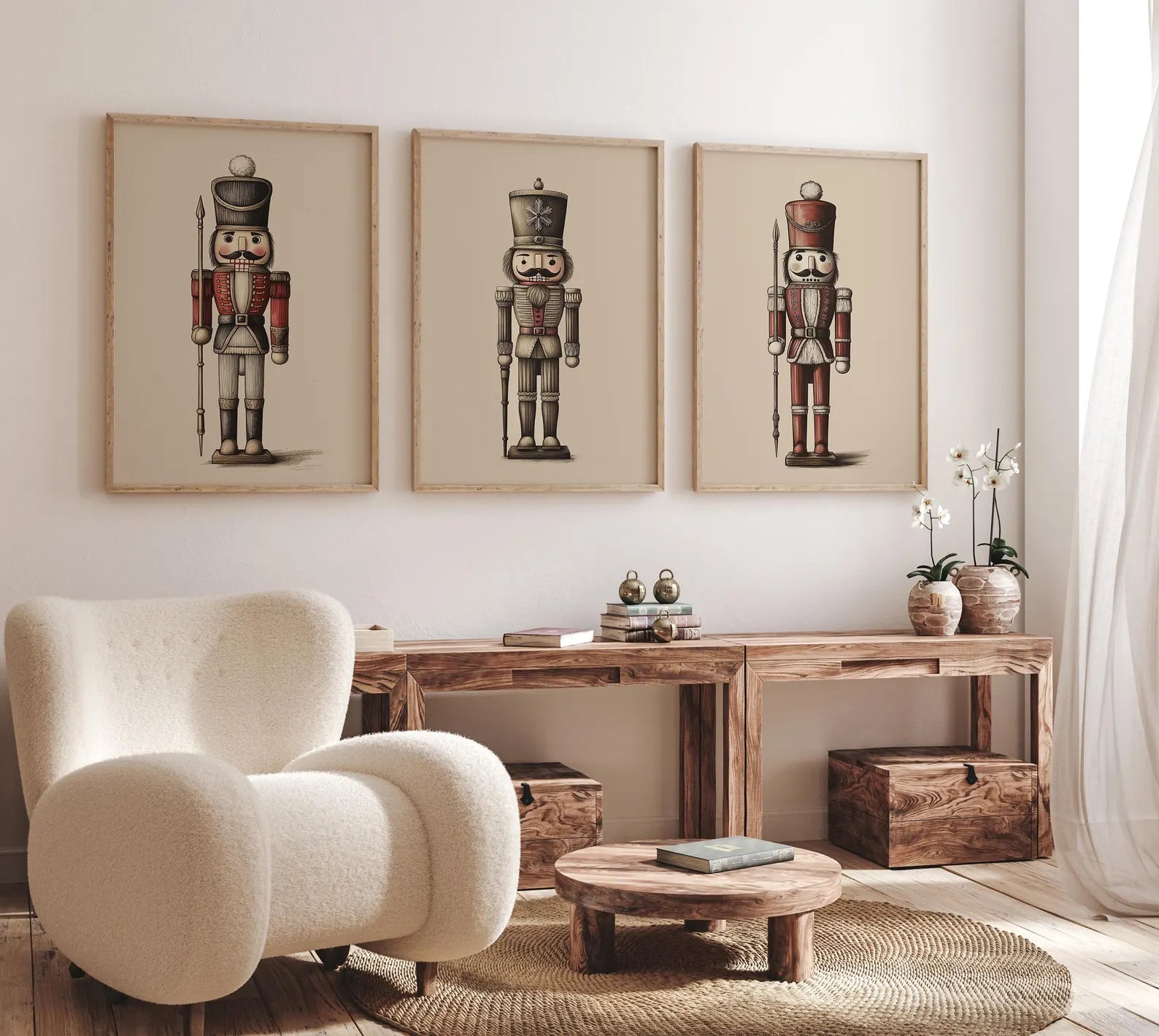 Wooden Soldiers set   (3 Frames)