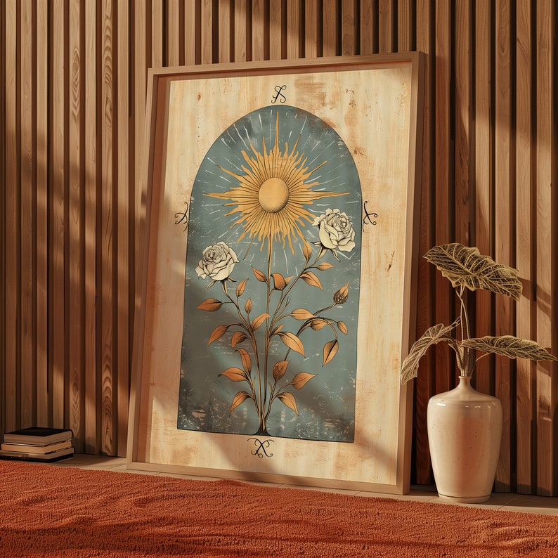 Calm sun Wall Art