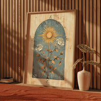 Calm sun Wall Art