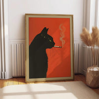 The Black Cat Wall Art