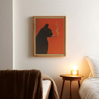 The Black Cat Wall Art