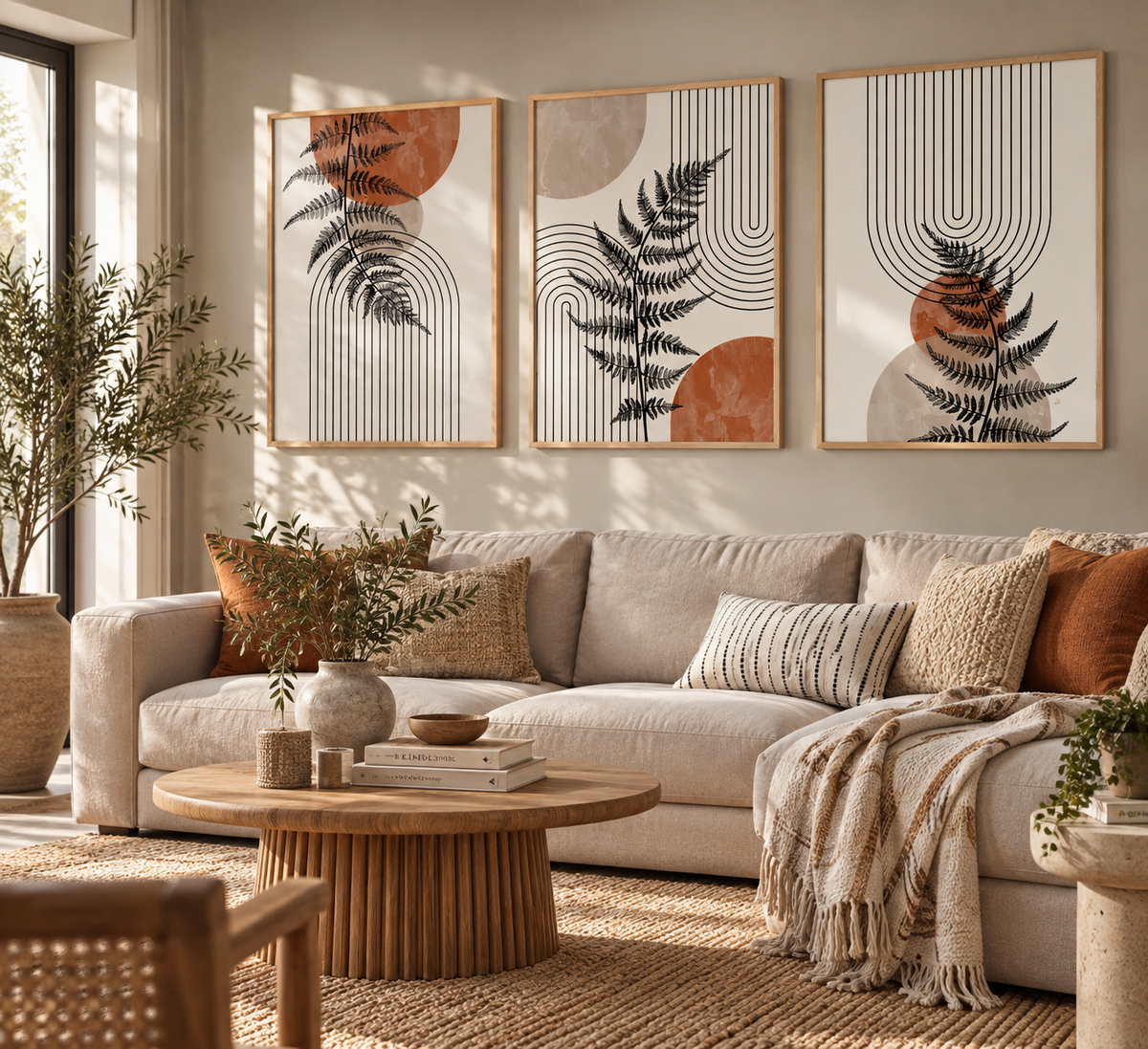 Terracotta Botanica set (3 Frames)