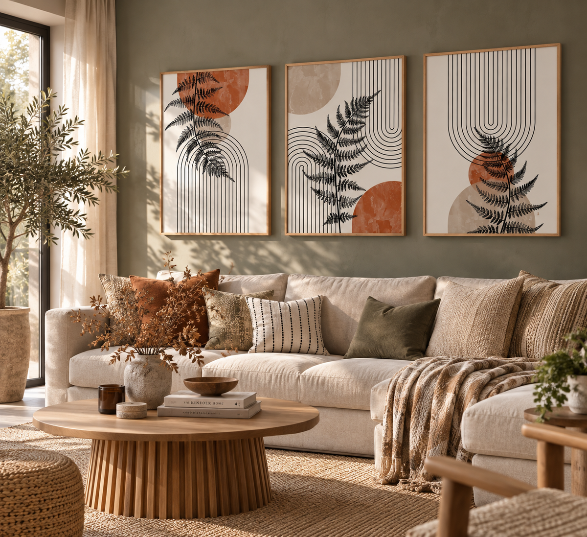 Terracotta Botanica set (3 Frames)