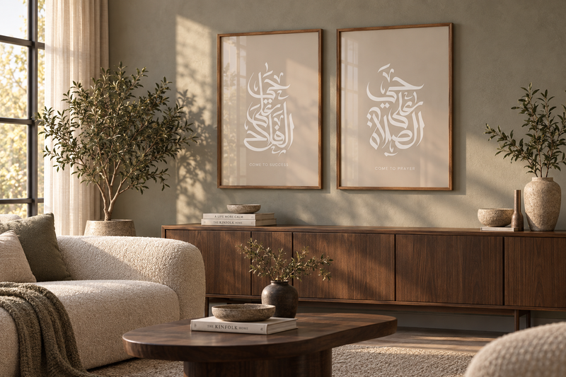 إلى طقم صلاة (إطاران)
